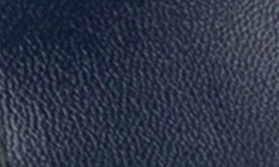 Patricia Green St. Tropez Bow Raffia Flat In Navy