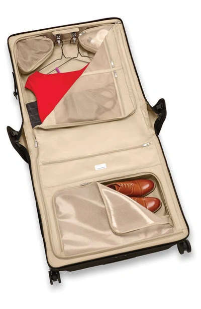 Briggs & Riley Men's Baseline Deluxe Wardrobe Spinner Suitcase In Black