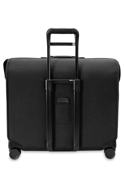 Briggs & Riley Men's Baseline Deluxe Wardrobe Spinner Suitcase In Black