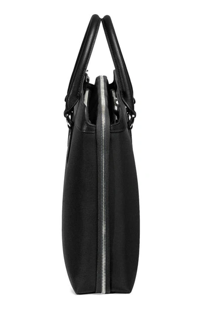 Maverick & Co. Alpha Nylon Briefcase In Black