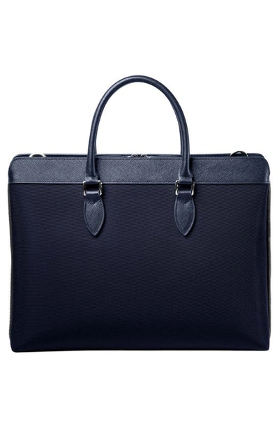 Shop Maverick & Co. Alpha Nylon Briefcase In Navy