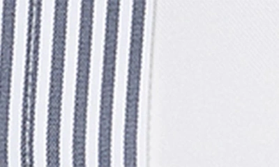 Shop Habitual Kids' Coloblock Stripe Shirt In Blue/ White Multi