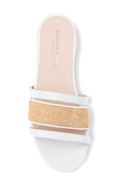Patricia Green Amalfi Slide Sandal In White