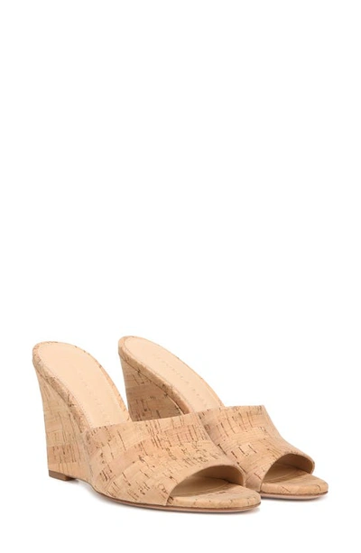 Shop Veronica Beard Dali Wedge Sandal In Natural