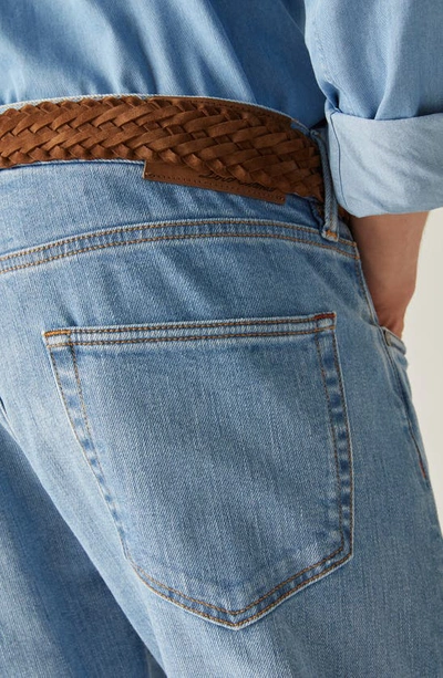 Shop Loro Piana Quarona Denim Jeans In Japanese Light Blue