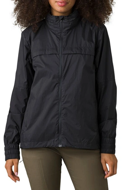 Shop Prana Whistler Water Resistant Jacket In Charcoal