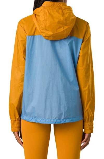 Shop Prana Whistler Water Resistant Jacket In Deep Solstice Colorblock