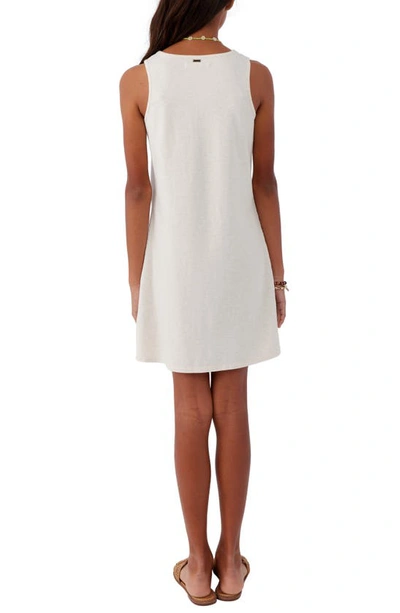 Shop O'neill Talia Cotton Blend Graphic T-shirt Dress In Oatmeal Heather