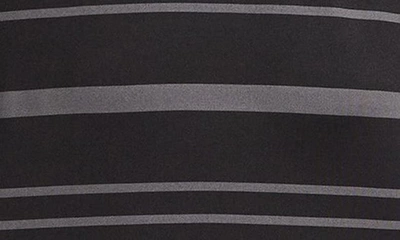 Shop Nike Tour Stripe Golf Polo In Black/ Anthracite/ White