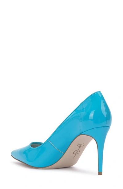 Jessica Simpson Setria Pointed Toe Pump In Nevada Blue