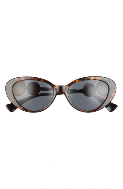 Shop Versace 54mm Cat Eye Sunglasses In Havana