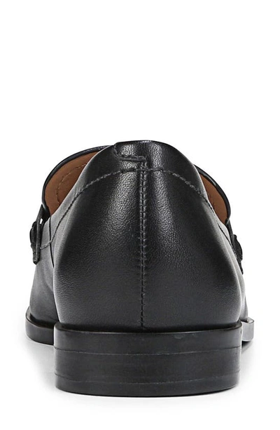 Shop Naturalizer Sawyer Chain Loafer In Black Leather