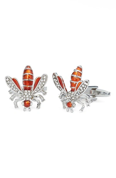 Shop Clifton Wilson Wasp Cuff Links In Orange