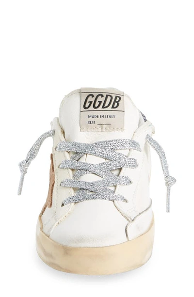 Shop Golden Goose Kids' Super-star Low Top Sneaker In Cream/ Beige/ Dark Grey