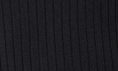 Joie Isa Square Neck Rib Stitch Top In Caviar