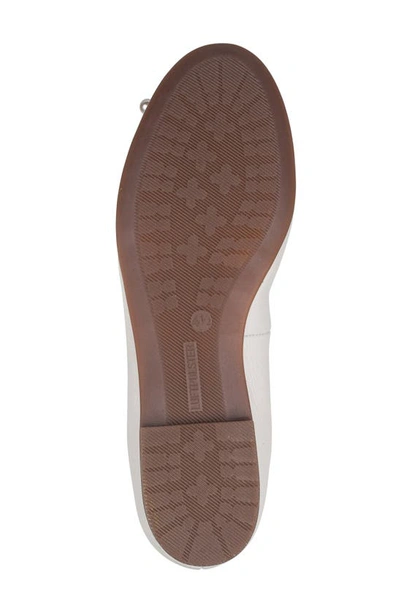 Shop Ara Scout Flat In Cream Calf