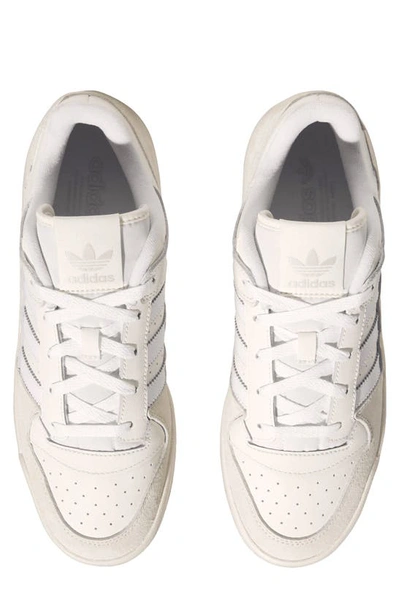 Shop Adidas Originals Adidas Forum Low Basketball Sneaker In Chalk White/ Crystal White