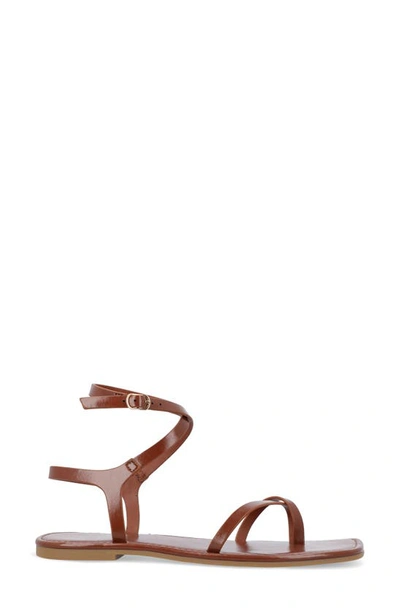 Shop Journee Collection Tru Comfort Charra Sandal In Cognac