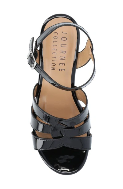Journee Collection Tru Comfort Jania Platform Sandal In Black