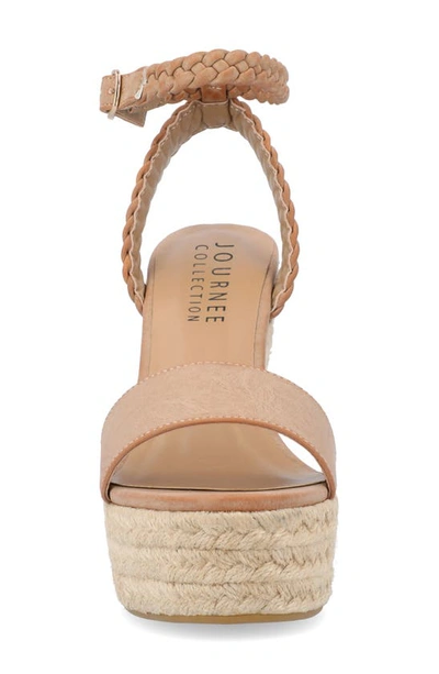 Shop Journee Collection Tru Comfort Foam Andiah Sandal In Nude
