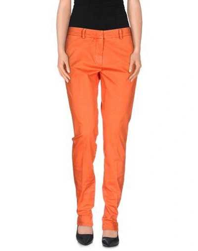 Shop Boglioli Casual Pants In Orange