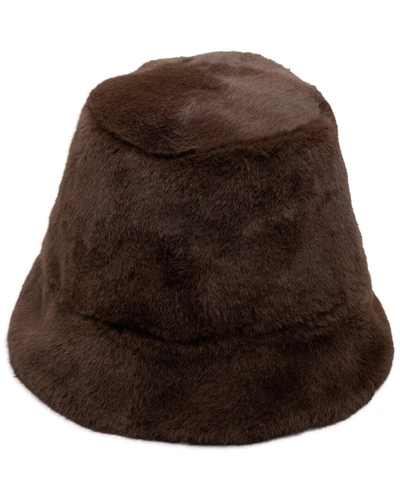 Shop Eugenia Kim Charlie Hat In Brown