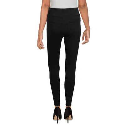 Lola Jeans Lia Womens High Rise Stretch Jeggings In Black