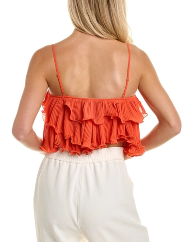 Shop Amur Ainsley Top In Orange