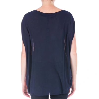 Elizabeth And James Space Sky Womens Knit Hi-low Pullover Top In Multi