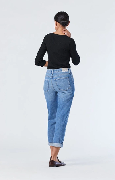 Shop Mavi Soho Tapered Leg Jeans In Mid Organic Blue
