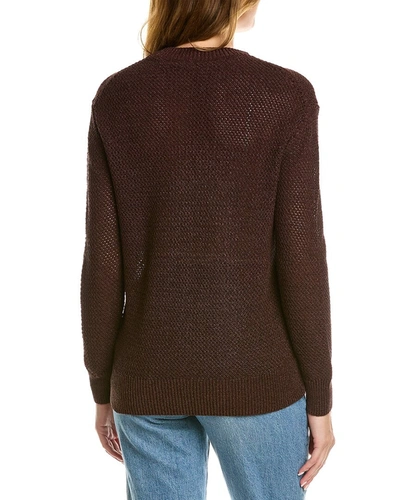 Shop Theory Merlett Sweater In Brown