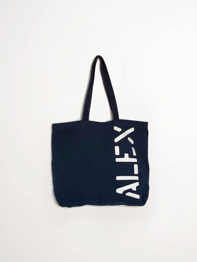 Shop Alex Mill Canvas Tote Bag In Navy