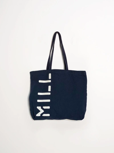 Shop Alex Mill Canvas Tote Bag In Navy