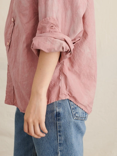Alex Mill Editions: Natural Dye Shirt In Botanical Pink In Botanical Pink