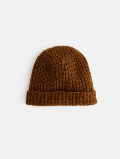 Shop Alex Mill Cashmere Beanie In Heather Copper