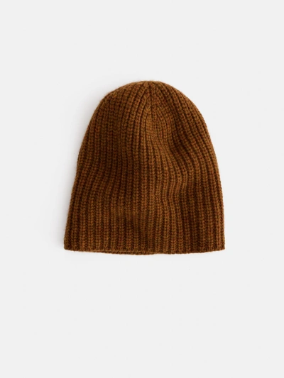 Shop Alex Mill Cashmere Beanie In Heather Copper