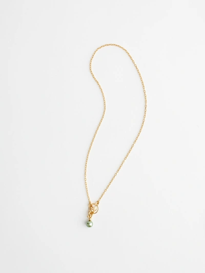 Shop Alex Mill Chain Necklace With Ring In Gold