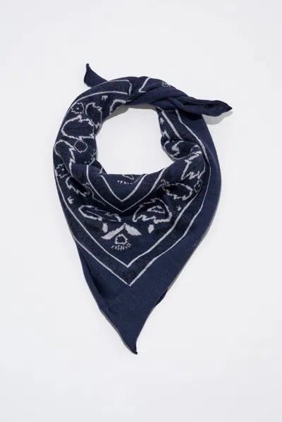 Alex Mill Communitie Cashmere Bandana Scarf In Navy