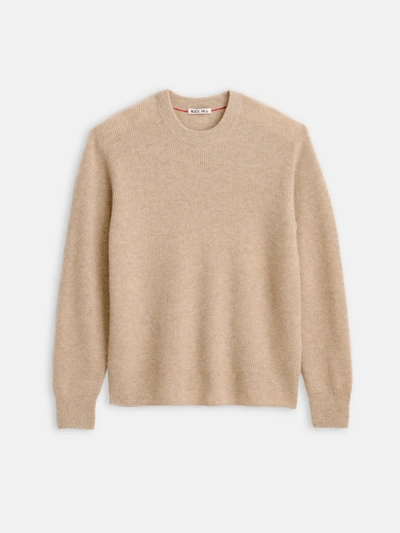 Shop Alex Mill Jordan Sweater In Lightweight Cashmere In Stone