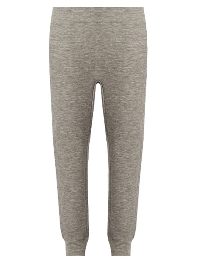 Raey Slim-fit Cashmere-blend Track Pants In Grey