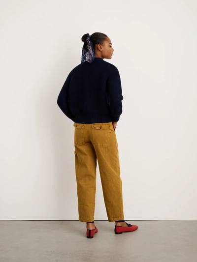 Alex Mill Nico Chunky Cardigan In Dark Navy