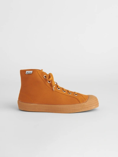 Shop Alex Mill Novesta High Top In Golden Khaki/gum