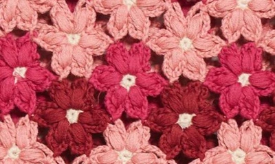 Alice And Olivia Reva Flower Crochet Tank Top In Multi