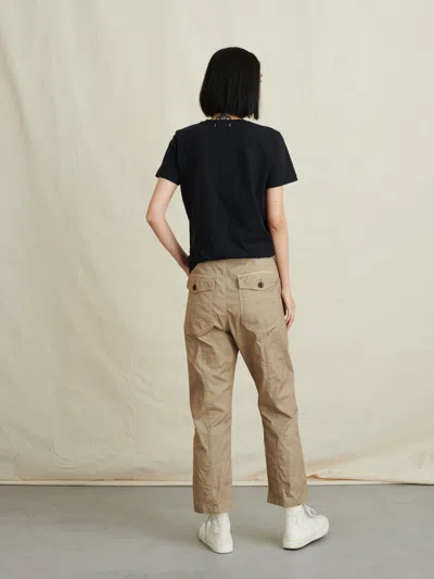Alex Mill Standard Crewneck T-shirt In Slub Cotton In Black