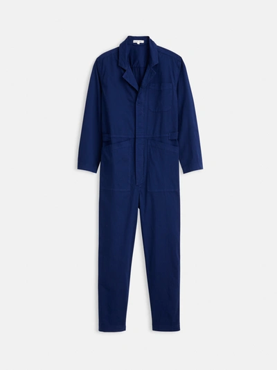 Shop Alex Mill Standard Jumpsuit In Long Inseam In Dark Navy