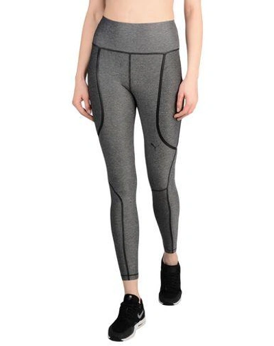 Shop Puma Leggings In Grey