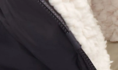 Save The Duck Rob Hooded Puffer Coat In Grey Black