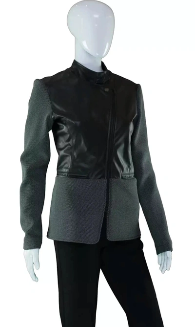 Shop Anatomie Victoria Jacket In Dark Grey In Black