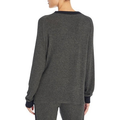 Shop Three Dots Womens Comfy Cozy Sweatshirt In Grey