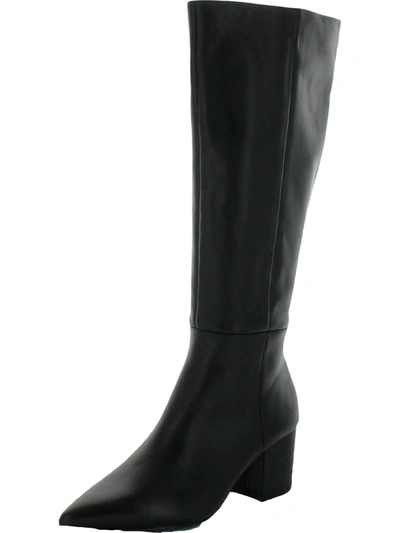 Shop Steve Madden Forrest Womens Suede Pointed Toe Knee-high Boots In Black